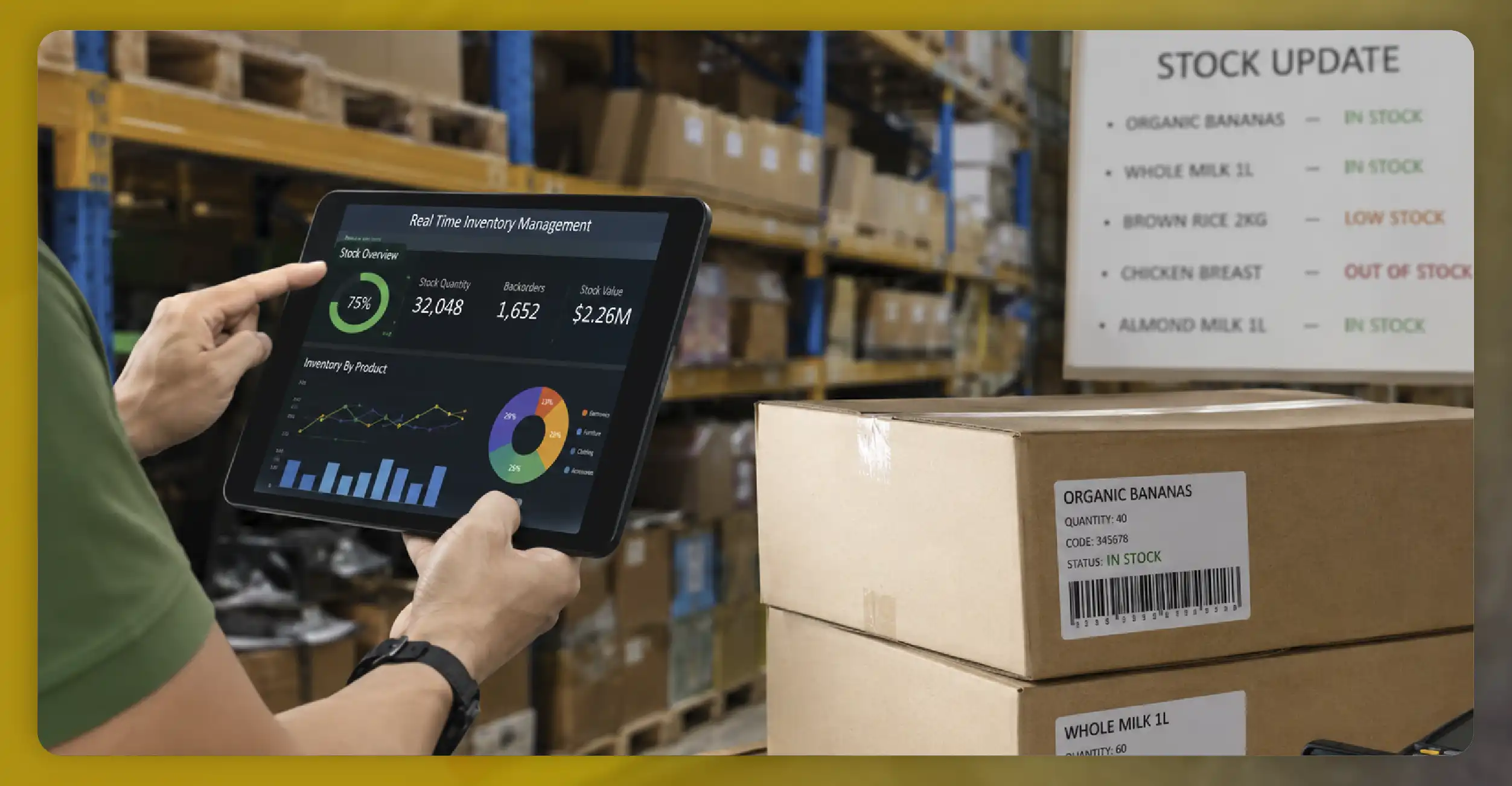 Real-Time Inventory and Stock Monitoring